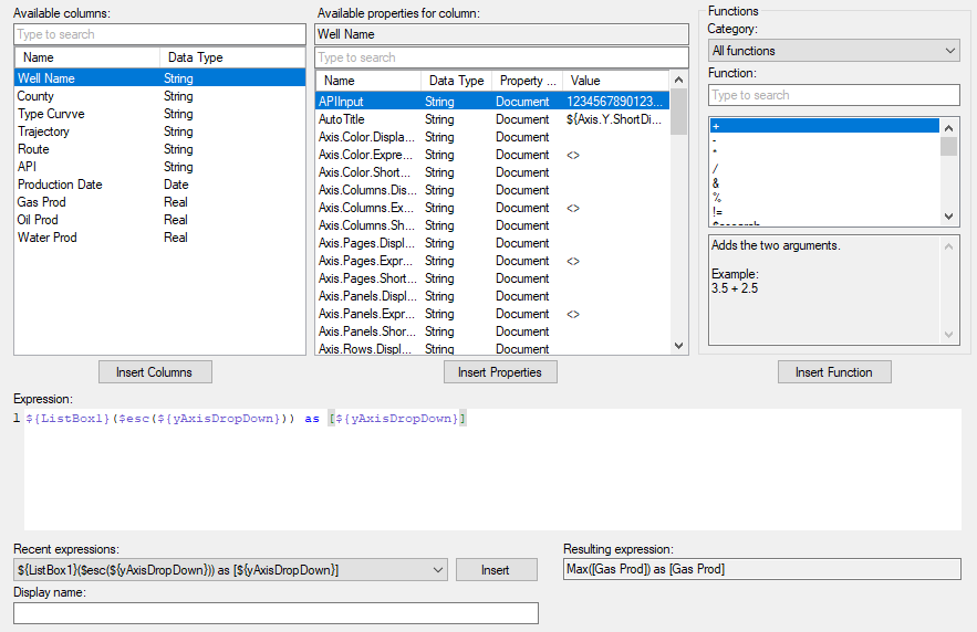 set display name with property control